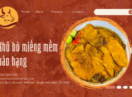 Thưởng thức khô bò miếng mềm hảo hạng chỉ có tại Khô Bò Tiến Phát